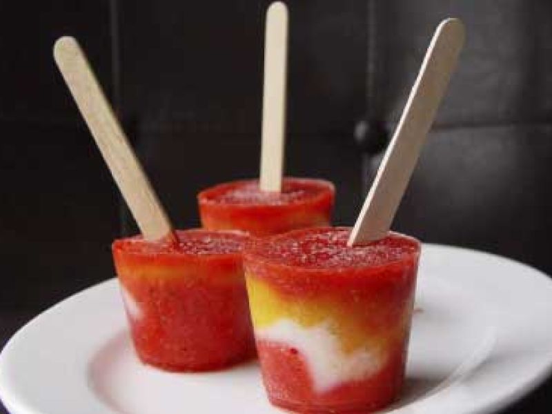 Peach Mango Pops