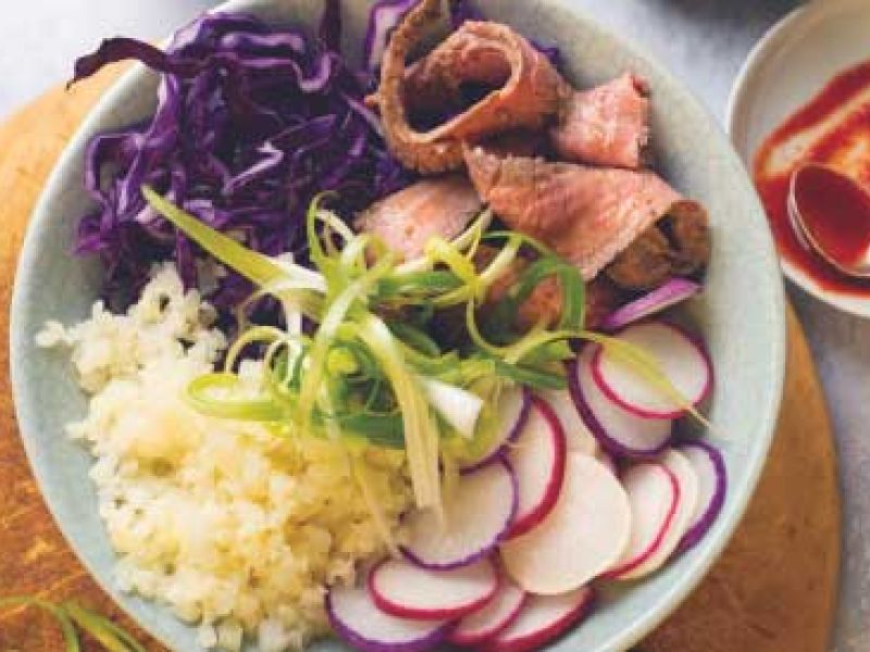 Steak and Veggie Lunch Bowl